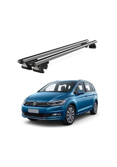Venüs Volkswagen Touran 2015 Ve Sonrası Uyumlu Gri Ara Atkı Port Bagaj Tavan Barı