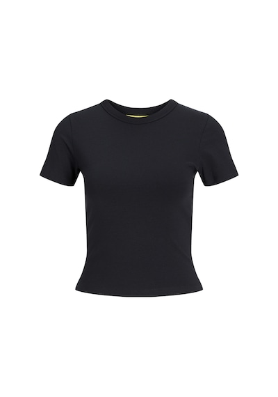 Jack & Jones Kadın Kısa Kol Düz Renk Tişört - Gigi - 12257984 Black