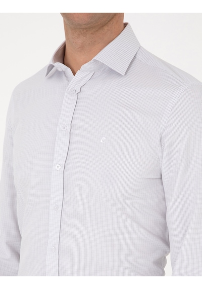 Pierre Cardin Erkek Koyu Haki Gömlek Desenli 50315539-vr111 Koyu Haki