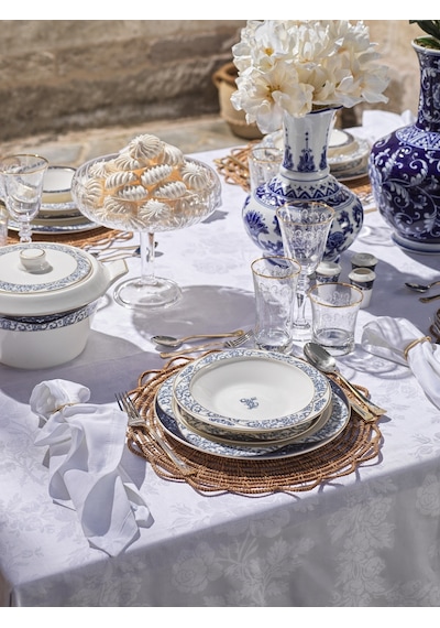 Schafer Tılsım Lace Yemek Takımı 60 Parça-lacivert