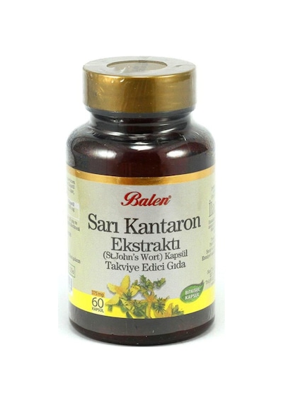 Balen Sarı Kantaron Ekstraktı Takviye Edici Gıda 375 MG 60 Kapsül
