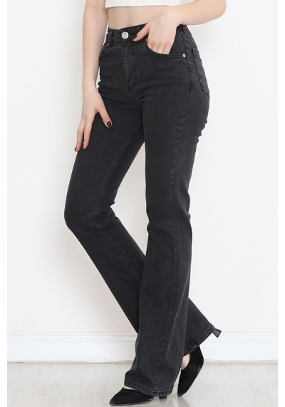 Mokashopin - İspanyol Paça Kot Pantolon Füme - 17274.1431. 001