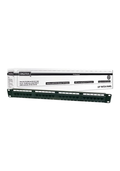 Digitus 24 Port Dn 91624U Utp Cat 6 Patch Panel
