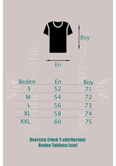 Tarzsokak Beyaz Trasher Baskılı Unisex Ovesize T-shirt Siyah