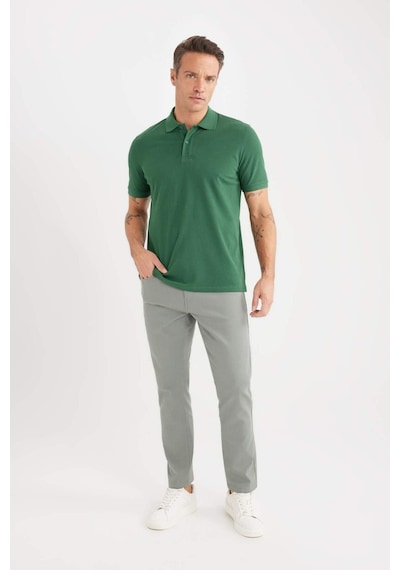 DeFacto %100 Pamuk Regular Fit Polo Yaka Kısa Kollu Basic Düz Pike Kumaş Tişört C1293AX25SPGN750 DeFacto %100 Pamuk Regular Fit Polo Yaka Kısa Kollu Basic Düz Pike Kumaş Tişört C1293AX25SPGN750
