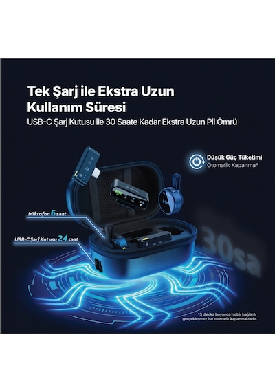 Ttec GoMic Pro 2’li Evrensel Kablosuz Yaka Mikrofon Kiti