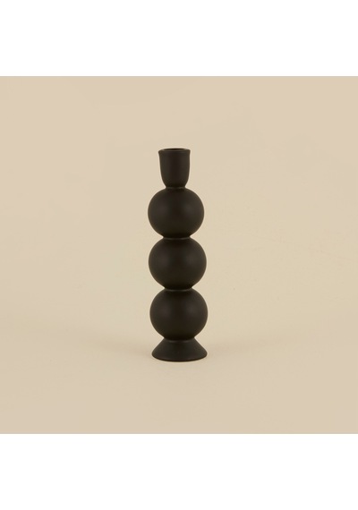 Karaca Home Enna Şamdan Siyah 7x6x23,2 Cm