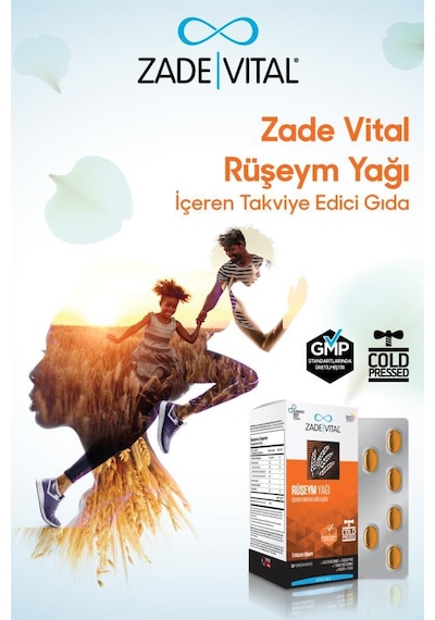 Zade Vital Ruşeym Yağı 500mg 60 Yumuşak Kapsül
