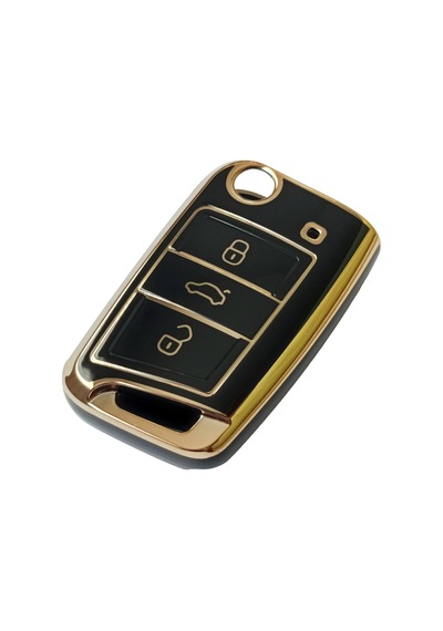 Polo 6 Golf 7 Octavia Leon Uyumlu Mqb Nano Anahtar Kılıfı Kumanda Kılıfı Siyah