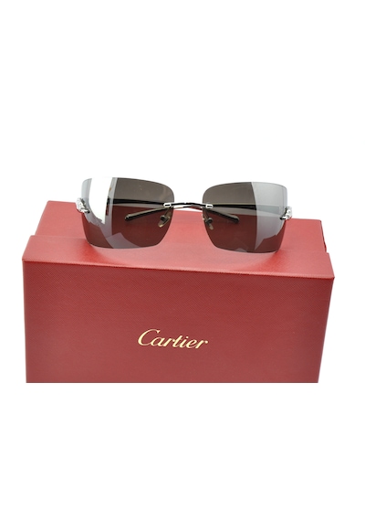 Cartier Panthere 72 Gümüş Gri Güneş Gözlüğü