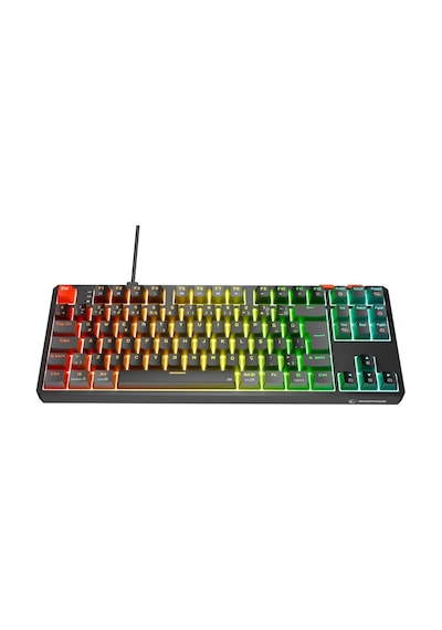 Rampage Yoru Tkl Siyah/gri Rgb Red Swich Q Mekanik Oyuncu Klavyesi