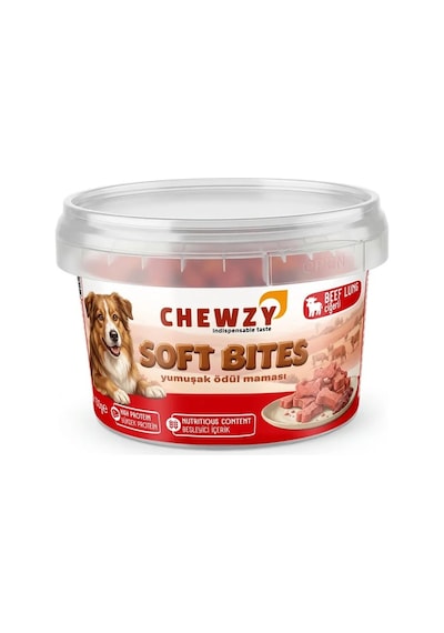 Chewzy Köpekler İçin Yumuşak Ödül Maması Ciğerli 130 Gr