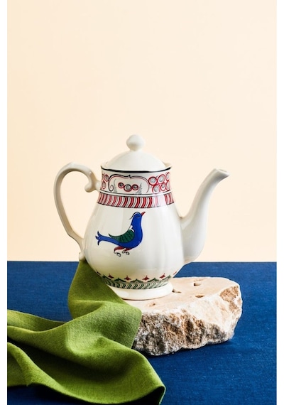 Karaca x Ömür Akkor İznik Kuş Demlik 965 ml