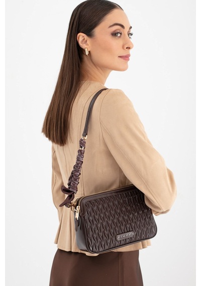 Sisley Kadın Kol Çantası Sly275 Kahve