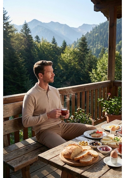 Buratti Pamuk Karışımlı Regular Fit Erkek Polo Yaka Kazak 456223 Bej