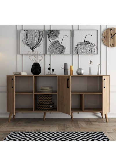 1626 EXXEN AHŞAP AYAKLI MODERN KONSOL