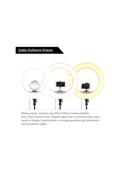 Ring Light Led 21’’ 54 CM Işık Halkası Stüdyo Işığı