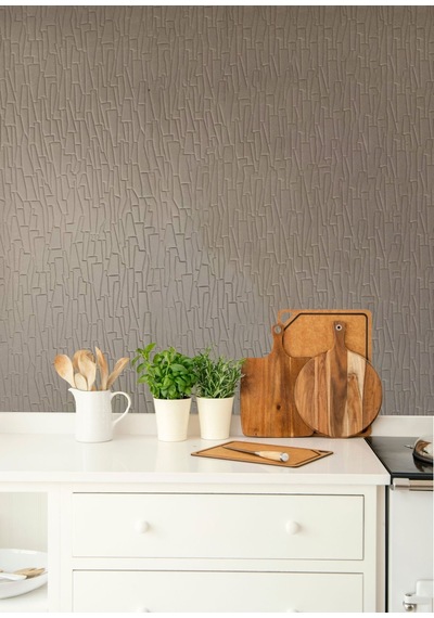 Tink 3d Duvar Paneli Boyanabilir Dekota 60x60 Cm Geometrik Desenli 4 Adet