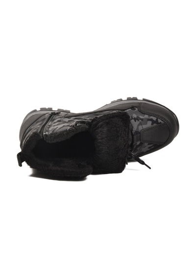 Füme İçi Kürklü Soğuğa Dirençli Kaymaz Taban Unisex Outdoor Bot 980 G Füme