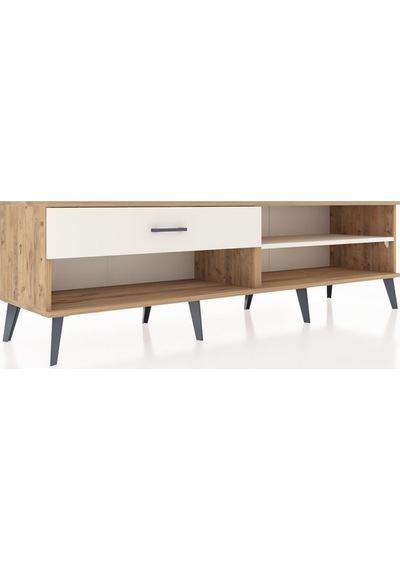 Hyperion Tv Ünitesi Tek Raflı Tek Çekmeceli 176x44x51 Çam-aytaşı/aytaşı Aytası/aytası