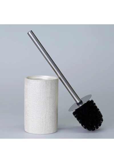 By Selim Linen İnci 5 Parça Polyester Banyo Seti İnci