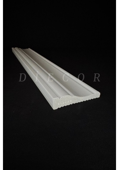 Diecor Dekoratif Boyanabilir 25 Adet 7 Cm Polistren Süpürgelik Model:xa168