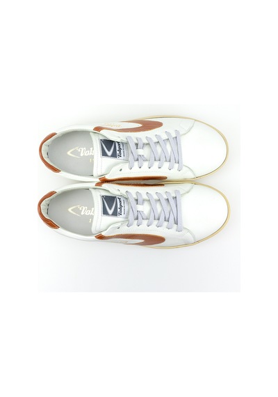 Sneaker Günlük Erkek Vt1258m Valsport Tournament Classic Bianco Cuoio Bianco Cuoio
