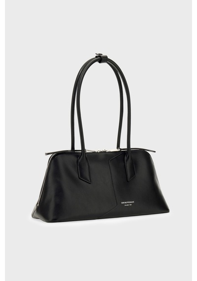 Emporio Armani Logolu Omuz Askılı Çanta Kadın Çanta Ew005676 Af29741 Uc001 Siyah