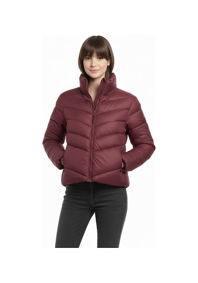 Jacqueline De Yong Fiona Life Short Kadın Bordo Dik Yaka Ceket Bordo