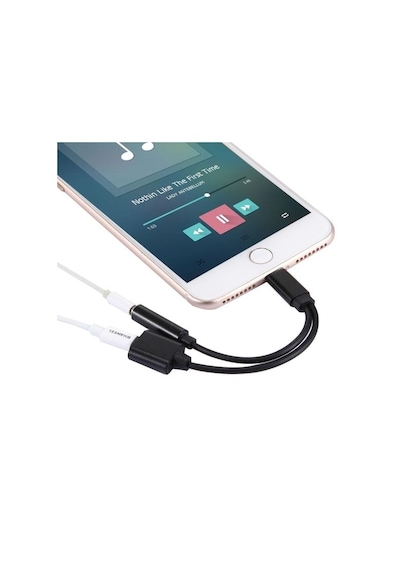 Ally Apple Uyumlu iPhone 13-12-11 -XS-8 -7 3.5 MM Kulaklık ve Şarj Dönüştürücü