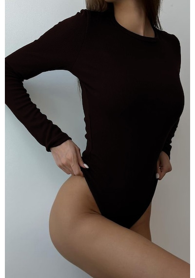 Madmext Mad Girls Siyah Fitilli Bodysuit Mg1292-siyah Siyah