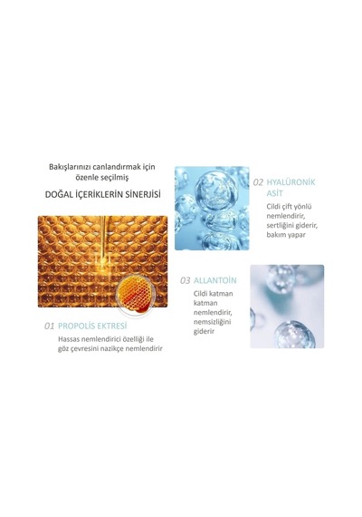 Bioaqua   Propolis İçerikli Nemlendirici Göz Kremi 20 G