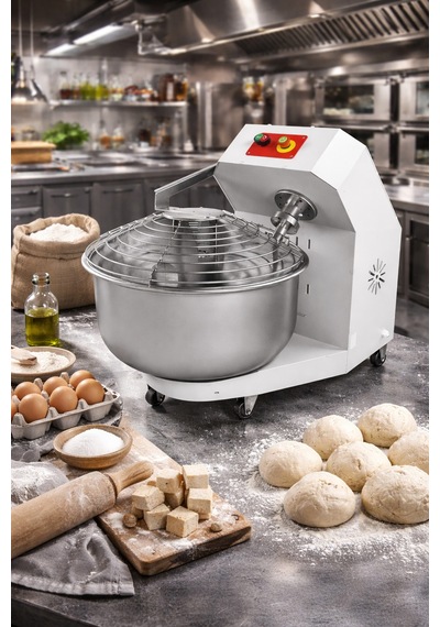 Hamur Yoğurma Makinesi 40 Kg 220v Tekerlekli Hy.03.k - 9086984266848