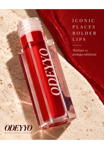 Matte Liqiud Lipstick Sydney Kırmızı, Flawless Matlık, Kalıcı Etki, Bulaşmayan Formül, Modern Mat Bitiş Red