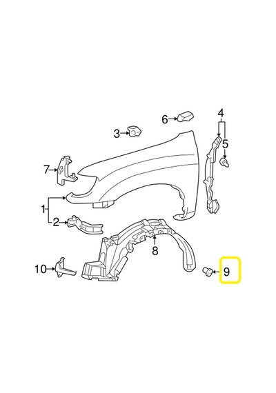 Toyota Uyumlu DAVLUMBAZ TAMPON Klips 90189-06214 9018906214 HSK0061