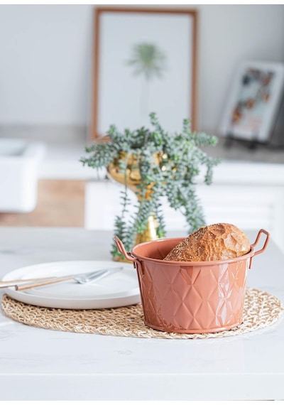 The Mia Prizma Ekmeklik Terracota 8 Cm Turuncu
