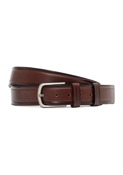 Kahve Erkek Gr-040-72 Grande Klasik Kemer Genişlik 4 Cm