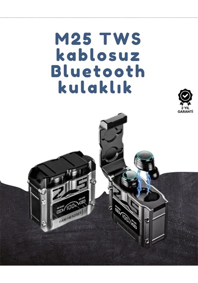 Ergonomik - 665 - Tasarımlı Bluetooth Kulaklık Suya Dalı - Matxzngz - Dokunmatik Kontrollü