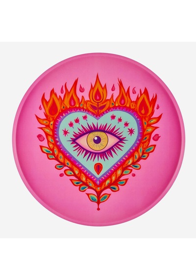 Turuncu Demir Latinaeye Tepsi 31x1x31 Cm