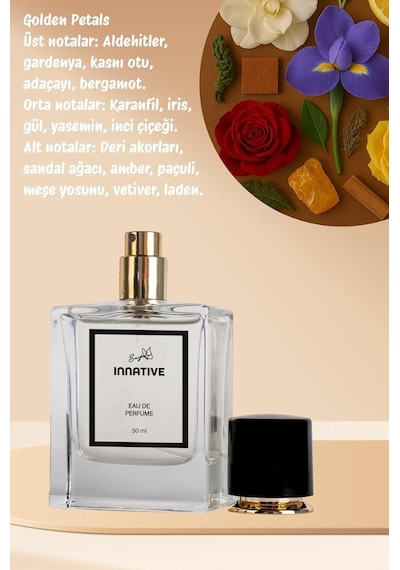 E1001 Eny Golden Petals Edp 50 Ml Yumuşak Gül Kadın Parfümü Diğer