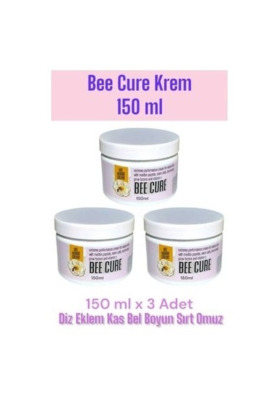 Bee Cure Krem Ağrılarınız Için Vücut Ve Bölgesel Bakım 150 Ml X 3 Adet