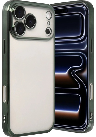 Apple, Uyumlu iPhone 17 Pro Kamera Korumalı Lensli Silikon Yeşil