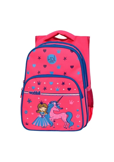 Waddell Kız Çocuk Üç Gözlü Pembe Unicorn İlkokul Sırt Çanta ve