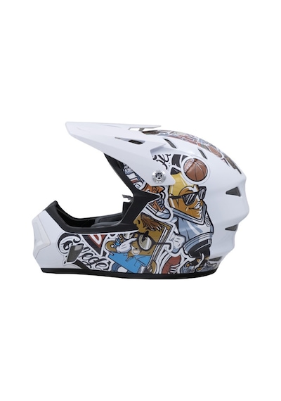 Raptor Gravıty Full Face Kask Impact-pro Toxıc Mınd M 56-58cm Siyah