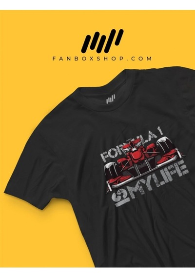 Startmore Formula 1 Hayattır T-shirt Siyah