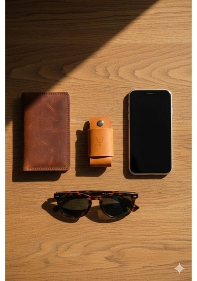 Oh Deer Leather Hakiki Deri Anahtar Organizer - Anahtarlık Altın 48415663