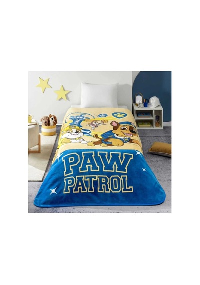 Paw Patrol Tek Kişilik Battaniye Lacivert
