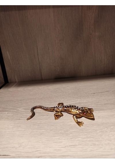 Swarovski Taşlı Kertenkele Mücevherlik / Dekoratif Biblo