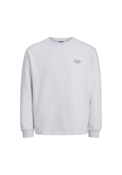 Açık Gri Jack & Jones Erkek Bisiklet Yaka Sweatshirts 12262880 001