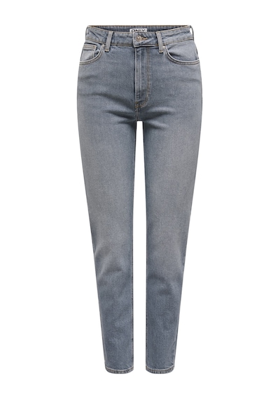 Only Bayan Düz Kesim Yüksek Bel Kot Pantolon 15338328 Mavi